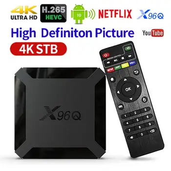 X96Q TV Box Android 10.0 2GB 16GB Allwinner H313 Quad Core 4K 2.4G Wifi Digital Video Android 10 Set Top Box Media Player 2020
X96Q TV Box Android 10.0 2GB 16GB Allwinner H313 Quad Core 4K 2.4G Wifi Digital Video Android 10 Set Top Box Media Player 2020