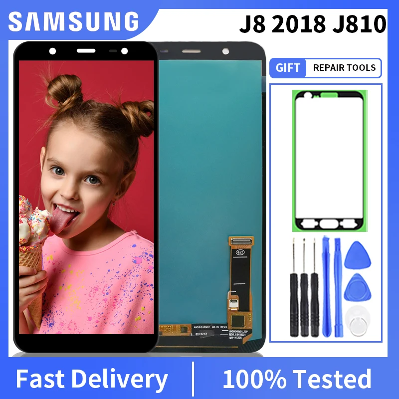 OLED For Samsung Galaxy J8 2018 LCD J810 Display Touch Screen Digitizer Assembly For J810FN SM-J8100 Display Assembly
OLED For Samsung Galaxy J8 2018 LCD J810 Display Touch Screen Digitizer Assembly For J810FN SM-J8100 Display Assembly