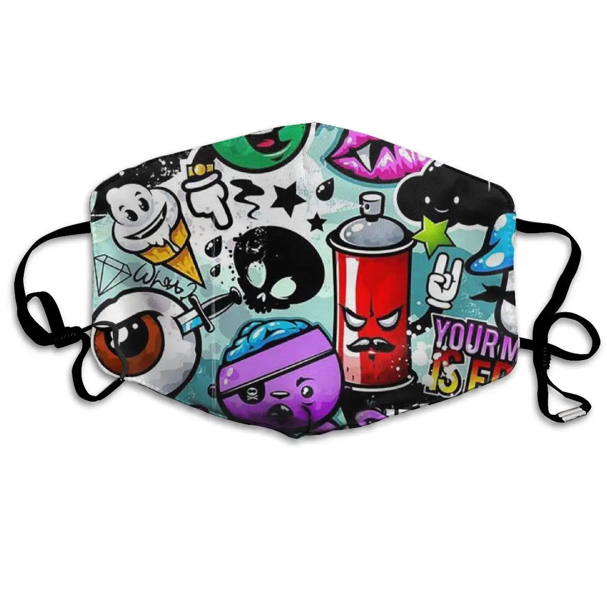 YongColer Breathable Anti-dust Best Warm Windproof Cartoon Graffiti Face Masks Comfy Anti Pollution Washable Reusable Mouth
YongColer Breathable Anti-dust Best Warm Windproof Cartoon Graffiti Face Masks Comfy Anti Pollution Washable Reusable Mouth