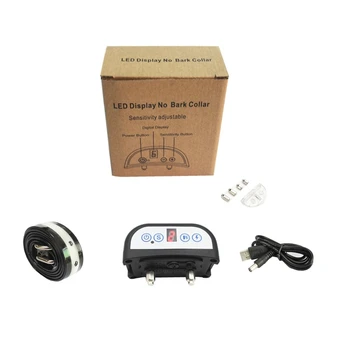 Wireless LED Dog Training Collar 400mAh USB Rechargeable Shock sound Vibration Anti-Bark Kit 7 Level Safty No Barking Deterent 
Wireless LED Dog Training Collar 400mAh USB Rechargeable Shock sound Vibration Anti-Bark Kit 7 Level Safty No Barking Deterent