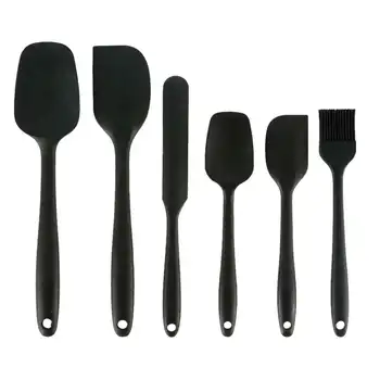 6Pcs Kitchen Silicone Cooking Utensils Set Non-stick Spatula Cream Spatula Baking Tool Oil Brush Set
6Pcs Kitchen Silicone Cooking Utensils Set Non-stick Spatula Cream Spatula Baking Tool Oil Brush Set