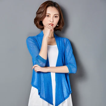 Plus Size 4XL Women Autumn Jacket Summer 3/4 Sleeve OL Lady Cardigan Ladies Outwear Mesh Thin Coat Casual Elegant Office Jackets
Plus Size 4XL Women Autumn Jacket Summer 3/4 Sleeve OL Lady Cardigan Ladies Outwear Mesh Thin Coat Casual Elegant Office Jackets