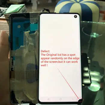 With Black Dot Original Amoled LCD For Samsung Galaxy S10 lcd G973 G973F LCD Display and Touch Screen Digitizer Assembly parts
With Black Dot Original Amoled LCD For Samsung Galaxy S10 lcd G973 G973F LCD Display and Touch Screen Digitizer Assembly parts