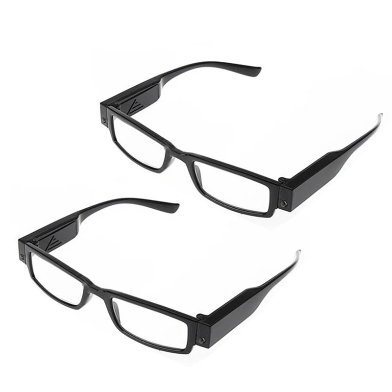 2 Pcs Reading Glasses LED nifying Lens nifying for Presbyopia Black, Diopter +3 & Diopter +3.5
2 Pcs Reading Glasses LED nifying Lens nifying for Presbyopia Black, Diopter +3 & Diopter +3.5