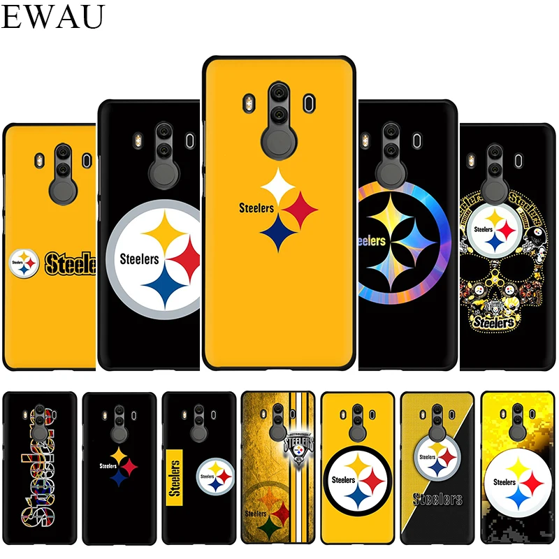 

EWAU Pittsburgh Steelers Silicone phone case for Huawei Y5 Y6 Y7 Y9 Prime Mate 10 20 30 Lite Pro Nova 2i 2 Lite 3 3i 4 5i