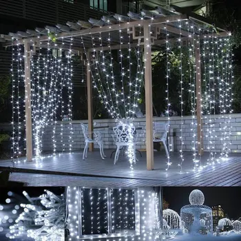 Window Curtain LED String Light Fairy Light String for Indoor Outdoor Wall Decoration
Window Curtain LED String Light Fairy Light String for Indoor Outdoor Wall Decoration