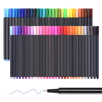 60 Fineliner Color Pens Set - 0.4mm Fine Point Markers Fine Tip Drawing Pens Perfect for Bullet Journal Adults Coloring Book
60 Fineliner Color Pens Set - 0.4mm Fine Point Markers Fine Tip Drawing Pens Perfect for Bullet Journal Adults Coloring Book