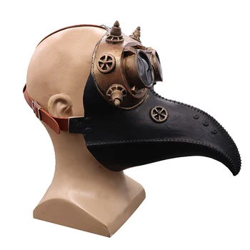 Plague Doctors Mask Natural Latex Halloween Event Cosplay Props for Halloween Steampunk Costume Party Masks Cosplay Masks Beak
Plague Doctors Mask Natural Latex Halloween Event Cosplay Props for Halloween Steampunk Costume Party Masks Cosplay Masks Beak