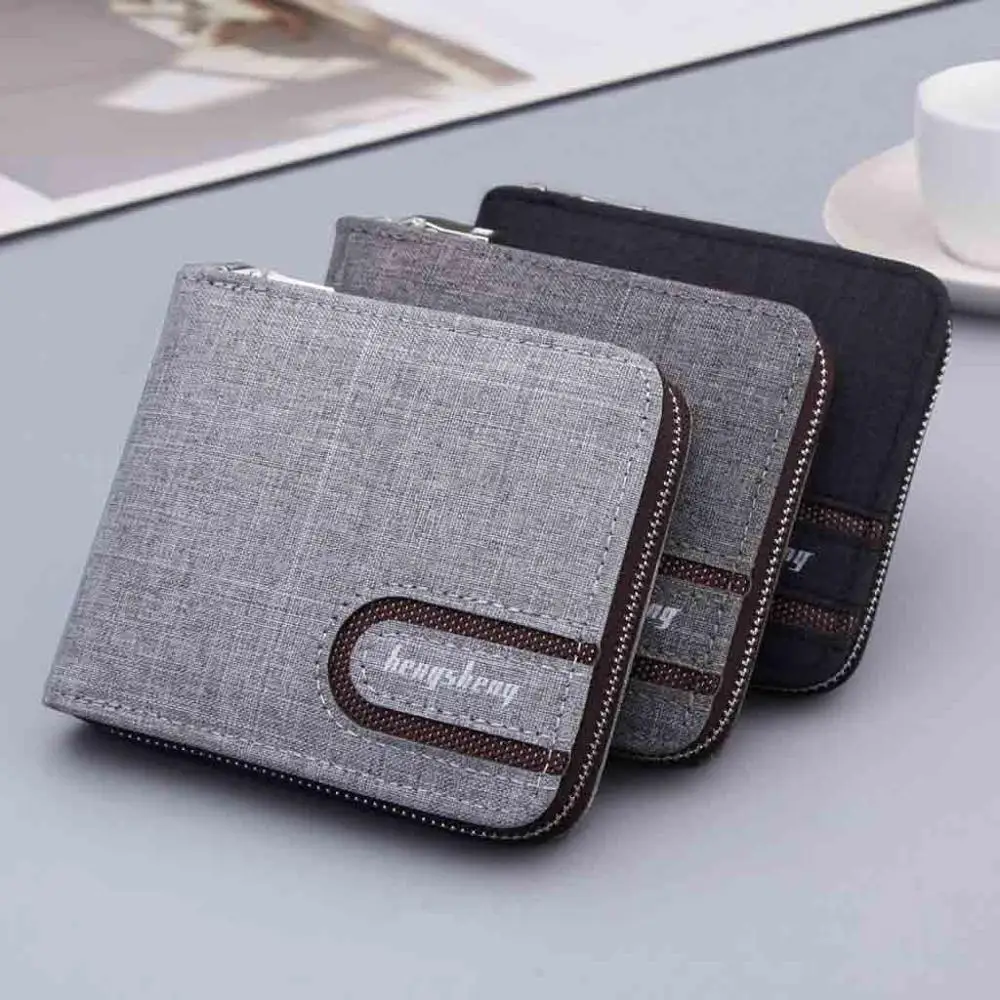 2020 Wallets Mens Money Solid Color Zipper Short Wallet Zip Wallet Canvas Soft Small Wallet Multifunction Small Wallet For Men
2020 Wallets Mens Money Solid Color Zipper Short Wallet Zip Wallet Canvas Soft Small Wallet Multifunction Small Wallet For Men