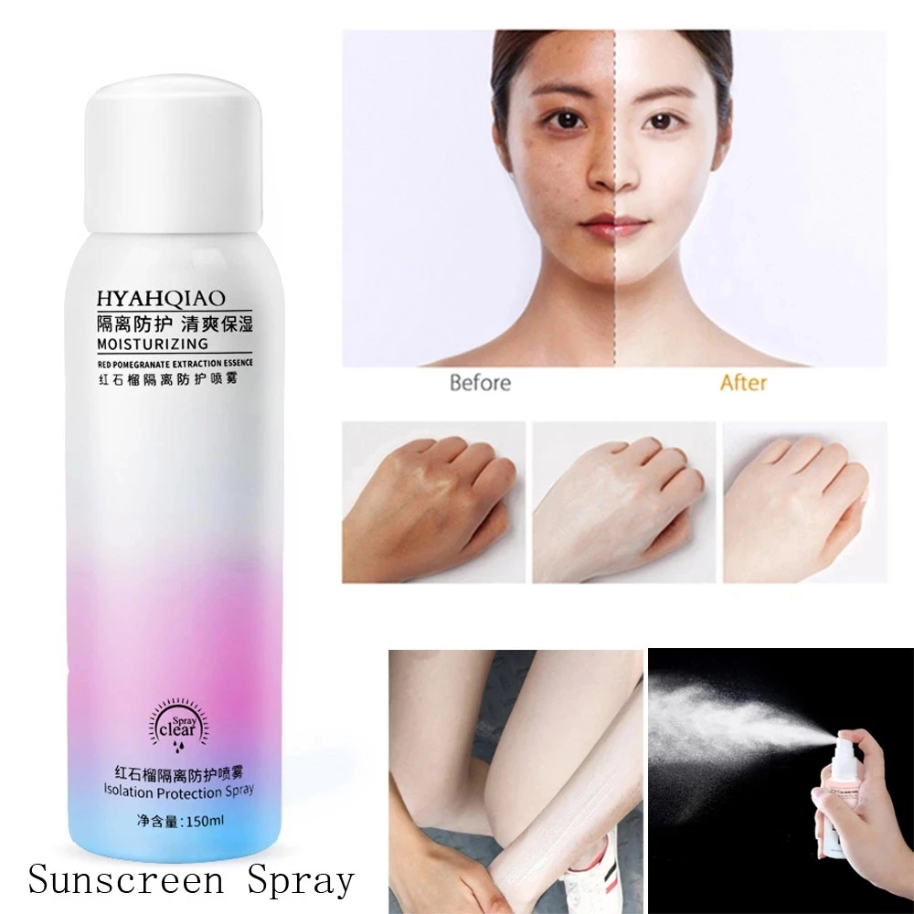 TikTok 150g Red Pomegranate Whitening Sunscreen Spray SPF50++ Body Moisturizin Isolation Ultraviolet light UV Pregnant Available 
TikTok 150g Red Pomegranate Whitening Sunscreen Spray SPF50++ Body Moisturizin Isolation Ultraviolet light UV Pregnant Available