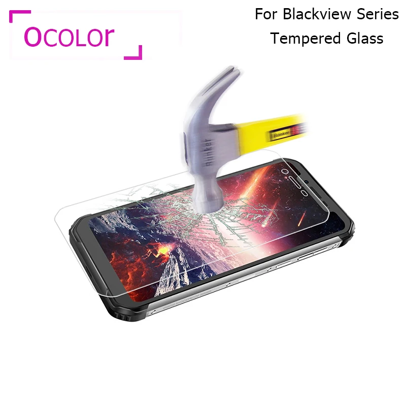 Ocolor для Blackview BV9600 Pro Закаленное стекло Защитная пленка 9H защита экрана Замена BV5500