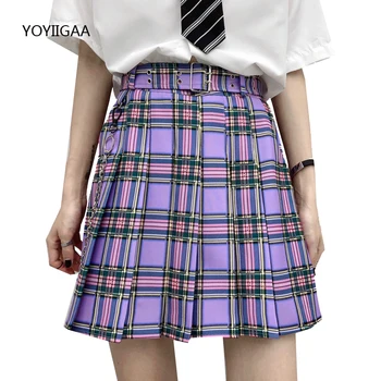 New Purple Women Pleated Skirt Summer High Waist Lady Mini Skirts Sweet Girl Plaid Skirts Casual Preppy Style Female Short Skirt
New Purple Women Pleated Skirt Summer High Waist Lady Mini Skirts Sweet Girl Plaid Skirts Casual Preppy Style Female Short Skirt