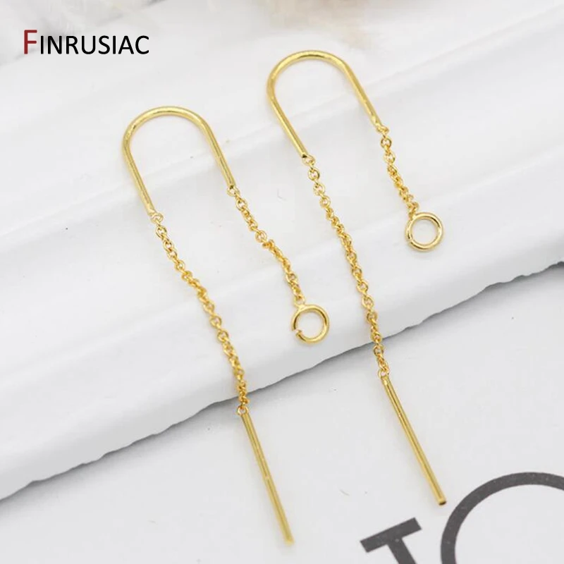DIY Making Earring Supplies 14K Gold Plated Brass Long Tassel Ear Wire Earrings Findings Women Jewellery Making
DIY Making Earring Supplies 14K Gold Plated Brass Long Tassel Ear Wire Earrings Findings Women Jewellery Making