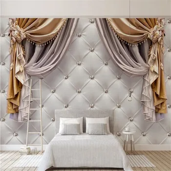 Milofi customized large wallpaper mural 3d three-dimensional curtain soft package TV bedroom sofa background wall decoration pai
Milofi customized large wallpaper mural 3d three-dimensional curtain soft package TV bedroom sofa background wall decoration pai
