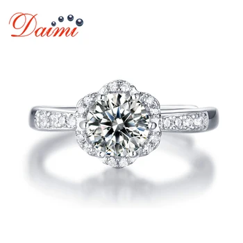 DAIMI Moisanite Diamond Ring 1 Carat/2 Carat D Color Luxury 925 Sterling Silver Rings For Women
DAIMI Moisanite Diamond Ring 1 Carat/2 Carat D Color Luxury 925 Sterling Silver Rings For Women