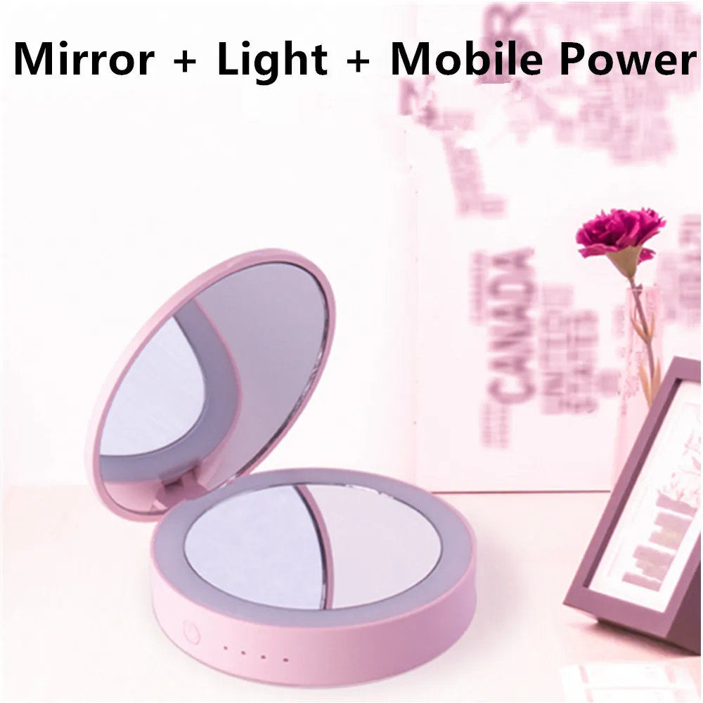 Charging With Power Bank Lghted Makeup Mirror Led Makeup Mirror Light Magnifying Mirrors 5X Make Up Mirror Vanity Mirrors
Charging With Power Bank Lghted Makeup Mirror Led Makeup Mirror Light Magnifying Mirrors 5X Make Up Mirror Vanity Mirrors