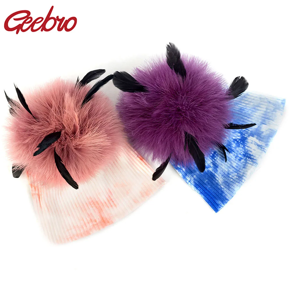 Geebro New Arrival Kids Child Ribbed Tie Dye Hat Fashion Solid Soft Cotton Baby Boys Girls Beanie 15cm Ostrich Fur pompom Caps
Geebro New Arrival Kids Child Ribbed Tie Dye Hat Fashion Solid Soft Cotton Baby Boys Girls Beanie 15cm Ostrich Fur pompom Caps