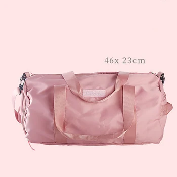 Waterproof Women Pink Travel Shoulder Duffle Bag Gym Wet / Dry Separation Oxford Cloth Fabric Storage Bag
Waterproof Women Pink Travel Shoulder Duffle Bag Gym Wet / Dry Separation Oxford Cloth Fabric Storage Bag