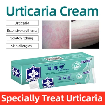 

Acute and Chronic Urticaria Eczema Pruritus Cream Works For Measles/Diaper Rash/Red butts Herbal Medicine Dermatitis Ointment