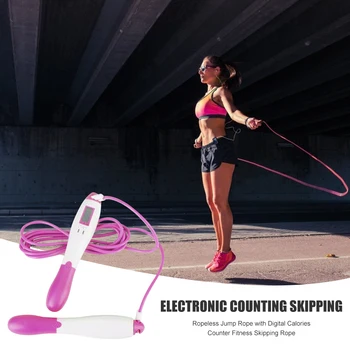 Professional Sponge Jump Rope with Electronic Counter 2.8m Adjustable Fast Speed Counting Skipping Rope Wire Workout Equipments
Professional Sponge Jump Rope with Electronic Counter 2.8m Adjustable Fast Speed Counting Skipping Rope Wire Workout Equipments
