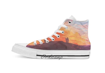 Star Down Custom Casual High Top lace-up Canvas shoes sneakers Drop shipping
Star Down Custom Casual High Top lace-up Canvas shoes sneakers Drop shipping