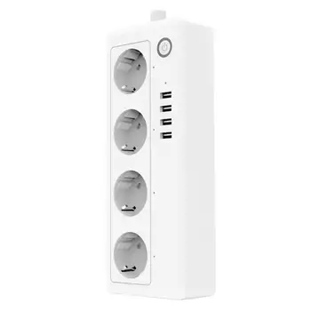 Hot Sale Smart Socket Multi-function WiFi Smart Socket Remote Timing 4 USB Fast Charging Charger Adapter APP Control
Hot Sale Smart Socket Multi-function WiFi Smart Socket Remote Timing 4 USB Fast Charging Charger Adapter APP Control