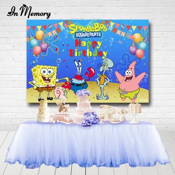 InMemory Custom Bunting Balloons Spongebob Party Photography Backgrounds Underwater Birthday Party Backdrops For Photo Studio
InMemory Custom Bunting Balloons Spongebob Party Photography Backgrounds Underwater Birthday Party Backdrops For Photo Studio