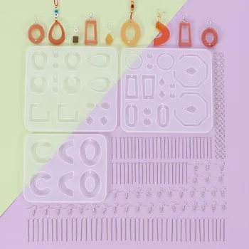 Silicone Mold-1 set 3pcs Hollow Earring pendantsRein Silicone Mold,Resin craft art mould,Jewelry Mold with 200pcs Accessories
Silicone Mold-1 set 3pcs Hollow Earring pendantsRein Silicone Mold,Resin craft art mould,Jewelry Mold with 200pcs Accessories