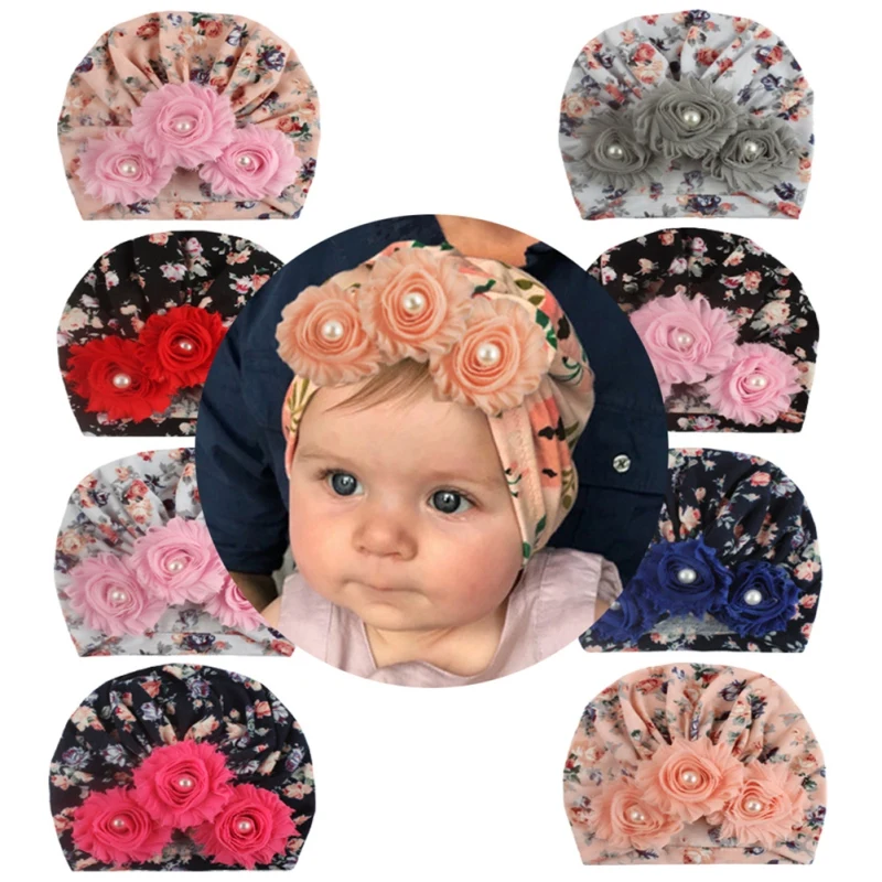 Autumn Winter Soft Cute Newborn Baby Flower Pearl Design Girls Caps Infant Hat Turban Elastic Cap
Autumn Winter Soft Cute Newborn Baby Flower Pearl Design Girls Caps Infant Hat Turban Elastic Cap