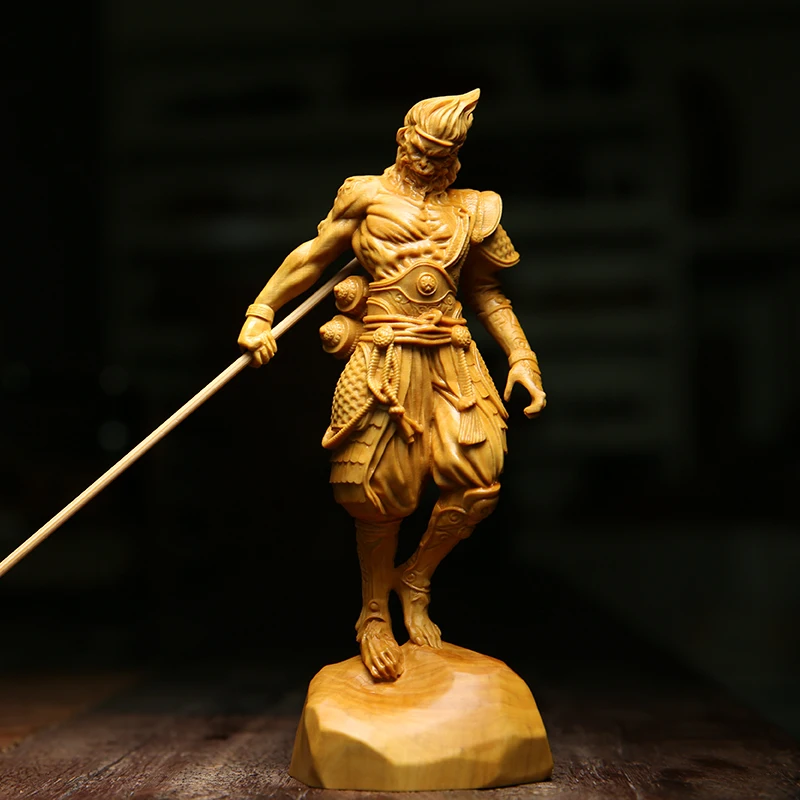 12CM 16CM Boxwood Sun Wukong Sculpture Monkey King Feng Shui Wooden Figure Solid Wood Buddha Statue Chinese Home Decor
12CM 16CM Boxwood Sun Wukong Sculpture Monkey King Feng Shui Wooden Figure Solid Wood Buddha Statue Chinese Home Decor