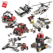 Qman Military Thunder War Series building block Set helicopter figure battle high-tech missile weapon launch vehicle kids toys
Qman Military Thunder War Series building block Set helicopter figure battle high-tech missile weapon launch vehicle kids toys