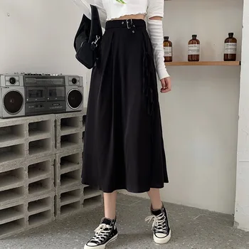 New Korean-Style Irregular Skirt Split Medium-Length skirt High Waist Slimming A- line Skirt for Women
New Korean-Style Irregular Skirt Split Medium-Length skirt High Waist Slimming A- line Skirt for Women
