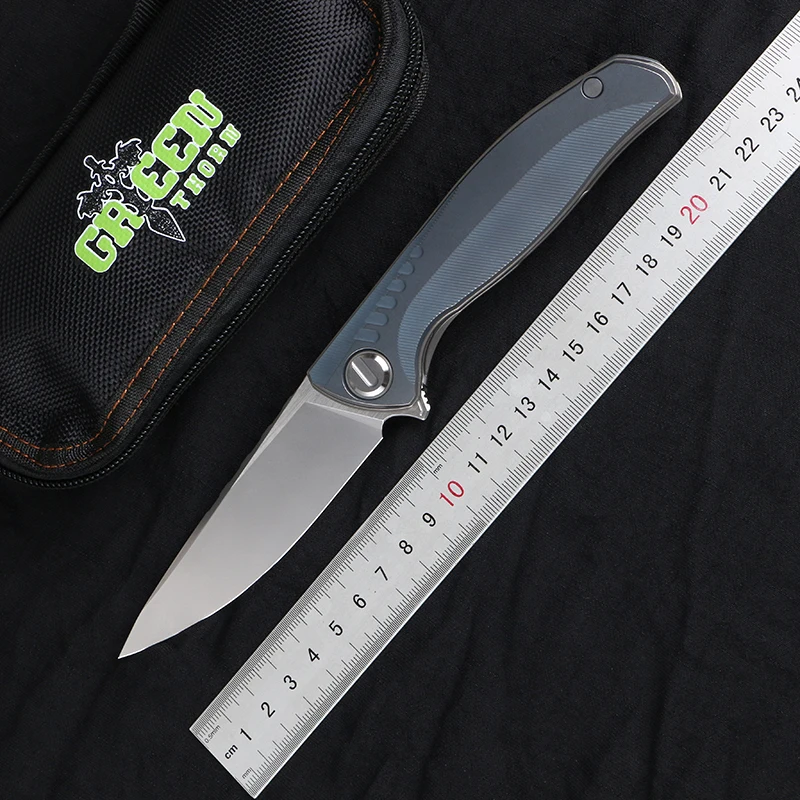 Green thorn CD F3 ns M390 blade TC4titanium handle outdoor camping hunting practical folding knife EDC tool
Green thorn CD F3 ns M390 blade TC4titanium handle outdoor camping hunting practical folding knife EDC tool