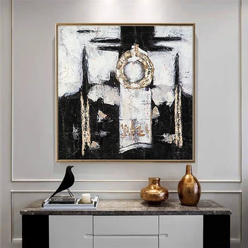 Hand Painted Abstract Painting Black and White Golden Line Figure Canvas Wall Art Picture Poster for Living Room Home Decor
Hand Painted Abstract Painting Black and White Golden Line Figure Canvas Wall Art Picture Poster for Living Room Home Decor
