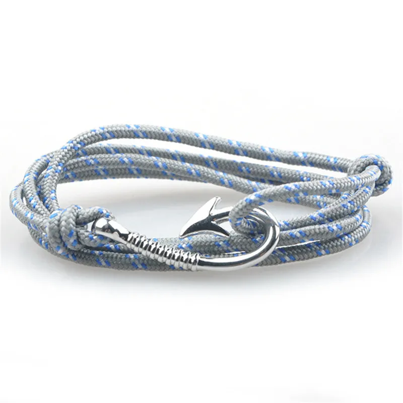 

Endless Multilayer Rope Bracelet Pulseras Hombre Tom Hope Nautical Anchor Sailor Anchor Bracelets Men Friendship Gifts SL018