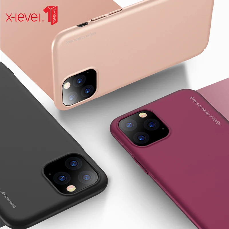 Чехол X Level для iPhone 11 Pro Max Ультратонкий Жесткий матовый чехол из поликарбоната