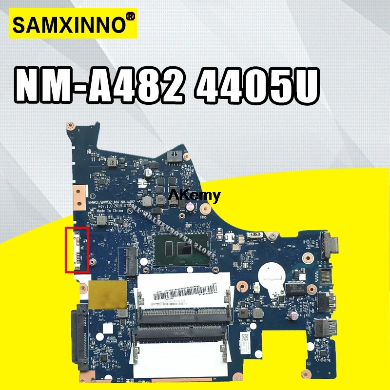 Genuine New BMWQ1/BMWQ2 NM-A482 mainboard For Lenovo Ideapad 300-15isk Laptop Motherboard with intel 4405 cpu 
Genuine New BMWQ1/BMWQ2 NM-A482 mainboard For Lenovo Ideapad 300-15isk Laptop Motherboard with intel 4405 cpu