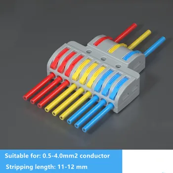 New type 10pcs/lot PCT-222 SPL-633/933 Fast Wire Connector Universal Wiring Cable Connector Push-in Conductor Terminal Block
New type 10pcs/lot PCT-222 SPL-633/933 Fast Wire Connector Universal Wiring Cable Connector Push-in Conductor Terminal Block