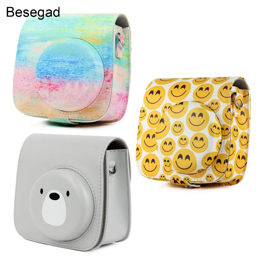 Besegad Camera Bag Fashion PU Leather Holder Pouch Case with Shoulder Strap for Fujifilm Instax Mini 8 9 Mini8 Instant Camera
Besegad Camera Bag Fashion PU Leather Holder Pouch Case with Shoulder Strap for Fujifilm Instax Mini 8 9 Mini8 Instant Camera