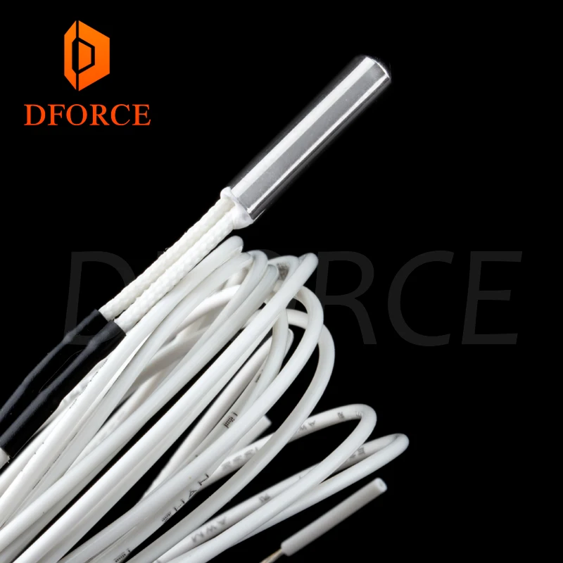 DFORCE NTC 100K ohm B3950 Thermistor Cartridge sensor High temperature 280℃ for E3D PT100 V6 Heater Blocks mk8 3D printer
DFORCE NTC 100K ohm B3950 Thermistor Cartridge sensor High temperature 280℃ for E3D PT100 V6 Heater Blocks mk8 3D printer