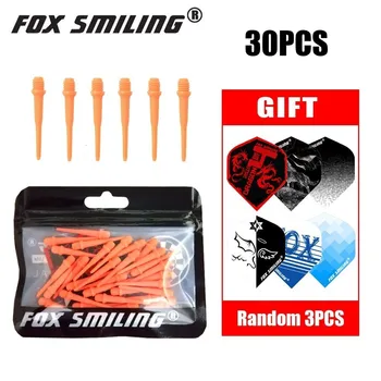 Fox Smiling 30pcs 25mm 2BA Nylon Soft Tip For Soft Tip Darts And Electronic Darts Tips (Get 3PCS Free Flights Today) 
Fox Smiling 30pcs 25mm 2BA Nylon Soft Tip For Soft Tip Darts And Electronic Darts Tips (Get 3PCS Free Flights Today)