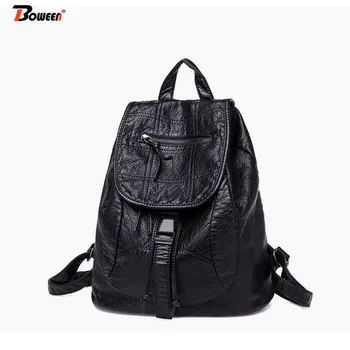 Soft Pu Leather Backpack Women 2019 Black Ladies Back Pack Daily Casual Bagpack Woman Drawstring Bag Large High Quality Hot Sale
Soft Pu Leather Backpack Women 2019 Black Ladies Back Pack Daily Casual Bagpack Woman Drawstring Bag Large High Quality Hot Sale