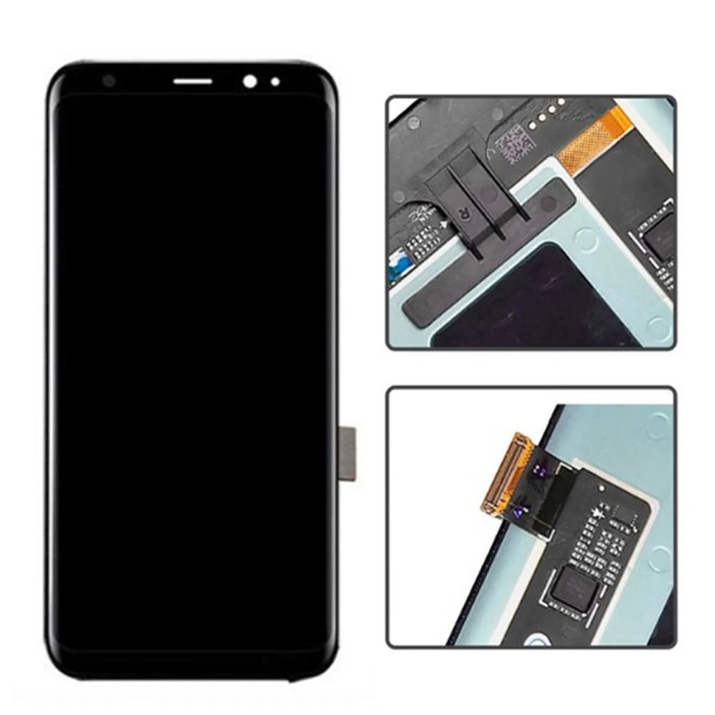 LCD Display Glass Tested Touch Direct Fit Durable Digitizer Parts Mobile Phone Screen Assembly Hook Face For Samsung S8
LCD Display Glass Tested Touch Direct Fit Durable Digitizer Parts Mobile Phone Screen Assembly Hook Face For Samsung S8