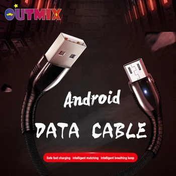 OUTMIX Micro USB Cable 3A Fast Charging USB Data Cable Cord for Samsung Xiaomi Redmi Note 4 5 Android Microusb Fast Charge
OUTMIX Micro USB Cable 3A Fast Charging USB Data Cable Cord for Samsung Xiaomi Redmi Note 4 5 Android Microusb Fast Charge