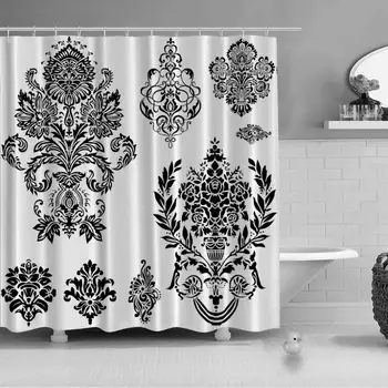 Set Ornamental Vector Damask s Easy Vector Shower Curtain for Kids Bathroom,72''L x 72''W
Set Ornamental Vector Damask s Easy Vector Shower Curtain for Kids Bathroom,72''L x 72''W
