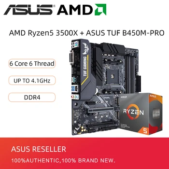 Perfect Combination AMD RYZEN R5 3500X CPU Processor 6 Core 6 Thread With ASUS TUF B450M-PRO GAMING Motherboard
Perfect Combination AMD RYZEN R5 3500X CPU Processor 6 Core 6 Thread With ASUS TUF B450M-PRO GAMING Motherboard
