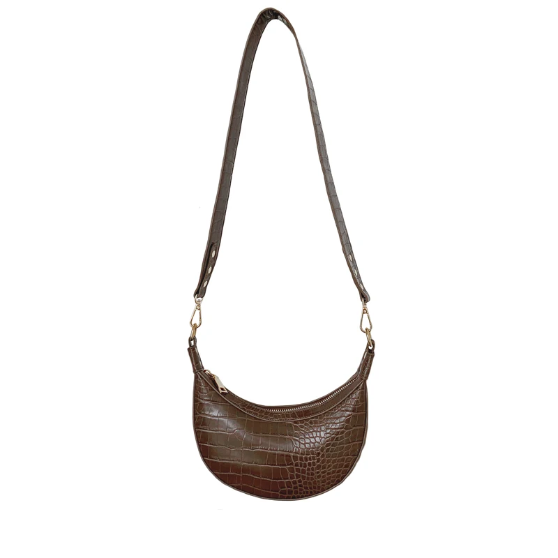 2019 Winter New Stone Pattern Women's Bags Over The Shoulder Crocodile Moon Bag Small Female Crossbody Bag Ladies Shoulder Bag
2019 Winter New Stone Pattern Women's Bags Over The Shoulder Crocodile Moon Bag Small Female Crossbody Bag Ladies Shoulder Bag