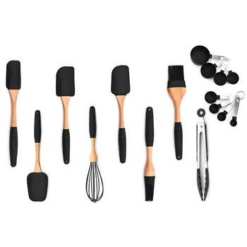 Silicone Non-stick Cooking Baking Utensils Tools Set Heat Resistant Spoon Spatula Egg Beaters Kitchen Accessories B88
Silicone Non-stick Cooking Baking Utensils Tools Set Heat Resistant Spoon Spatula Egg Beaters Kitchen Accessories B88