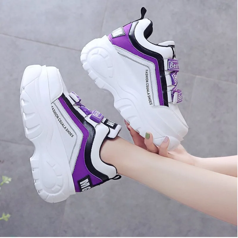 Women Chunky Sneakers 2019 Fashion Platform Sneakers Ladies Brand Wedges Casual Shoes for Woman Leather Sports Dad Shoes 7cm
Women Chunky Sneakers 2019 Fashion Platform Sneakers Ladies Brand Wedges Casual Shoes for Woman Leather Sports Dad Shoes 7cm