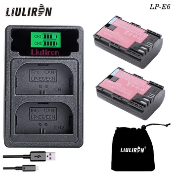 2650mAh LP E6 LP-E6 LPE6 Digital Camera Battery +USB LCD Dual Charger for Canon Mark II Mark III 6D 7D 60D 60Da 70D 80D 5DS 5D
2650mAh LP E6 LP-E6 LPE6 Digital Camera Battery +USB LCD Dual Charger for Canon Mark II Mark III 6D 7D 60D 60Da 70D 80D 5DS 5D